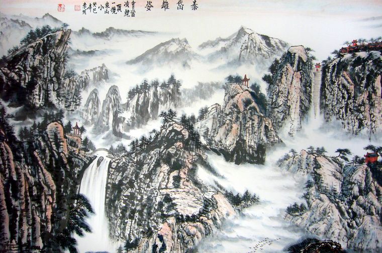 国画精品山水画