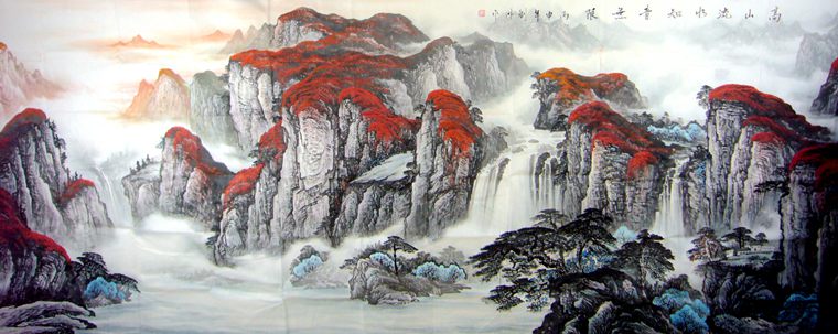 丈二国画山水画